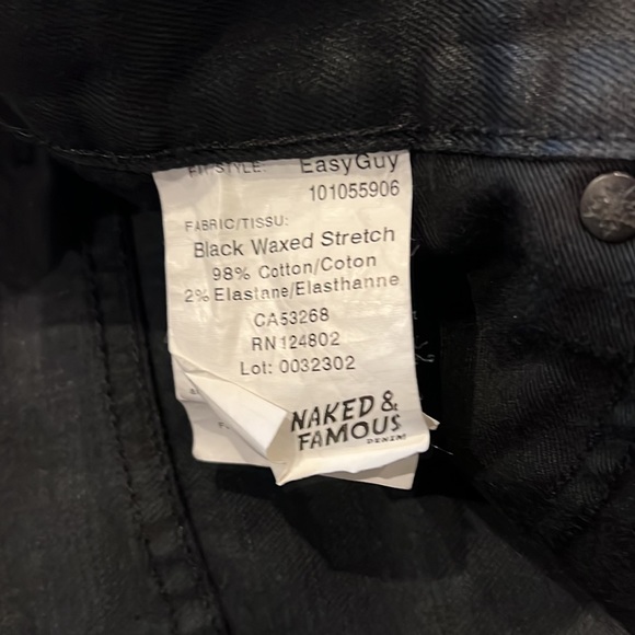 Naked & Famous Easyguy Skinny jeans size 29 - Picture 8 of 9